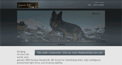 Desktop Screenshot of ddrgermanshepherd.com